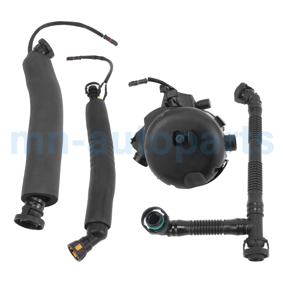 4PCS PCV Crankcase Breather Hose &Valve Kit Fits for BMW E86 E90 E91 E60 E65 US - Image 2 of 4