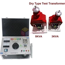 HV Cable 5KVA 50KV Withstand Voltage Testing Transformer Dry Type Hipot Tester