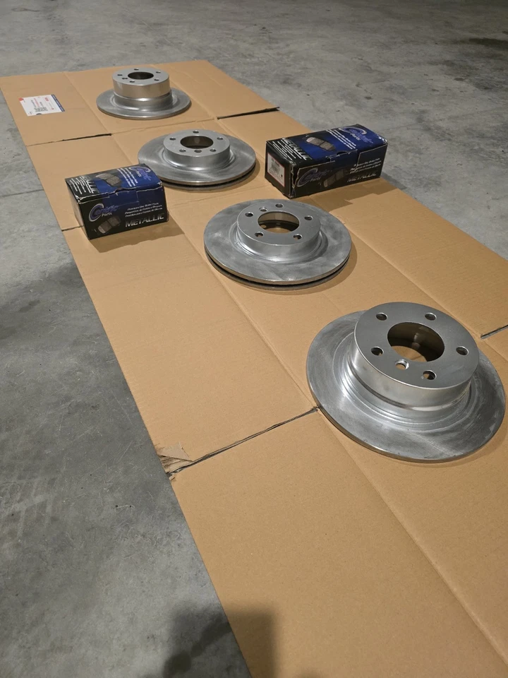 Kit de pastillas de freno y rotor delanteras y traseras para BMW Z4 2003-2006 modelo 2.5 NO 3.0 Foto 4 de 4