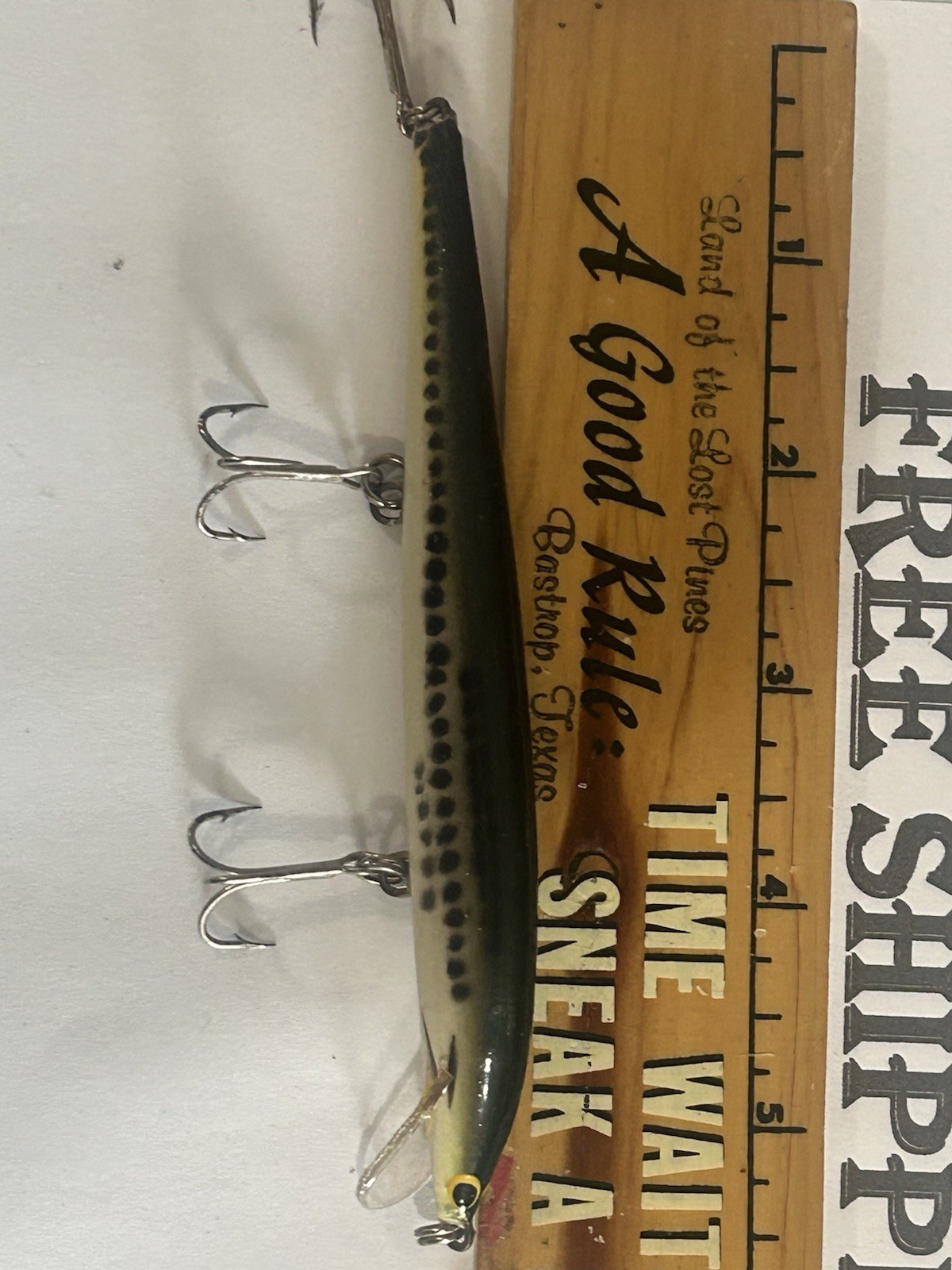 Vintage  ALL BRASS Bagley 5” Bang O Lure In LB4 GREAT CONDITION SEE PICTURES