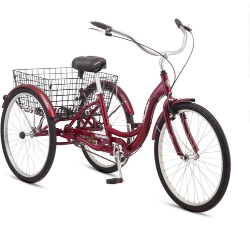 Schwinn Meridian Adult Tricycle 26” Cherry Beach Cruiser For men Or Women