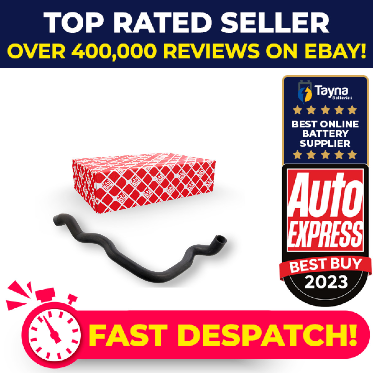 Radiator Hose Lower 102487 Febi Coolant 1K0121051J 1K0121086AN Quality New
