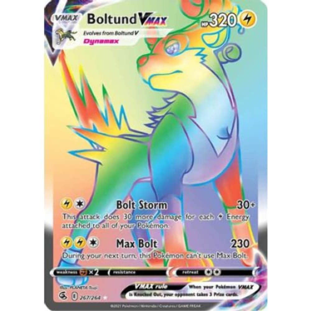 Boltund VMAX (267/264) Holo Rare Holofoil