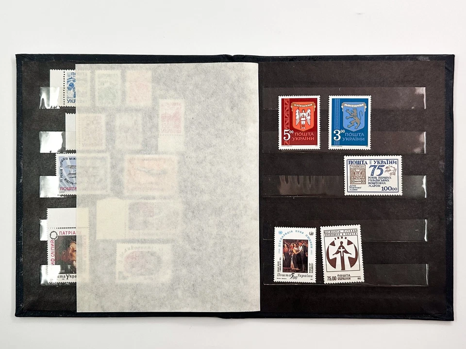 Sellos postales ucranianos 1993 conjunto anual de 16 arquitectura Ucrania MNH Foto 3 de 4