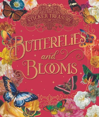 Smith Street Books The Sticker Treasury of Blooms and Butterflies (Hardback)