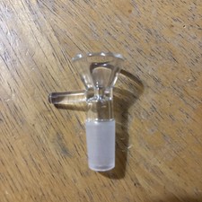 14mm White Glass Bowl Water Pipe Hookah 2 Pack 