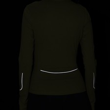 Reflective Night Running Stand Collar Long Sleeve Zipped Sports Coat  ShopDecim