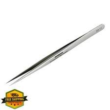 TOWOT Precision Tweezers Stainless Steel Pointed Craft Electronics