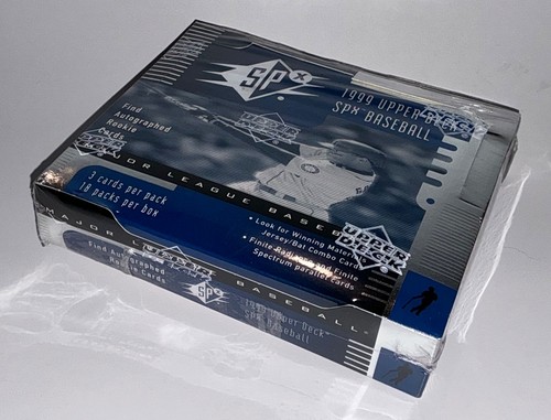 1999 Upper Deck SPx Baseball Hobby Box Factory Sealed New 1999 SPx Willie Mays A Piece of History sealed box