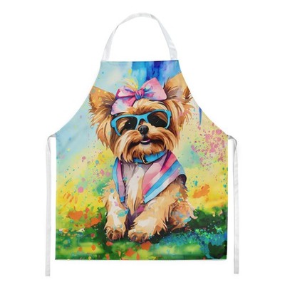 Yorkshire Terrier Hippie Dawg Apron Cooking Kitchen Server Baking Crafts