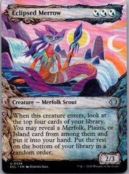 Eclipsed Merrow (Showcase) #339 Lorwyn Eclipsed MTG