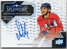 2017 Splendor Alexander Ovechkin Signatures Auto Blue /15 #SA-AO Capitals