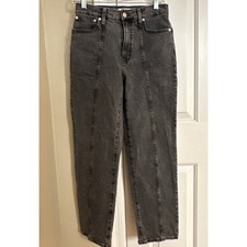 Madewell The Perfect Vintage Straight Jean 26 Black Wash