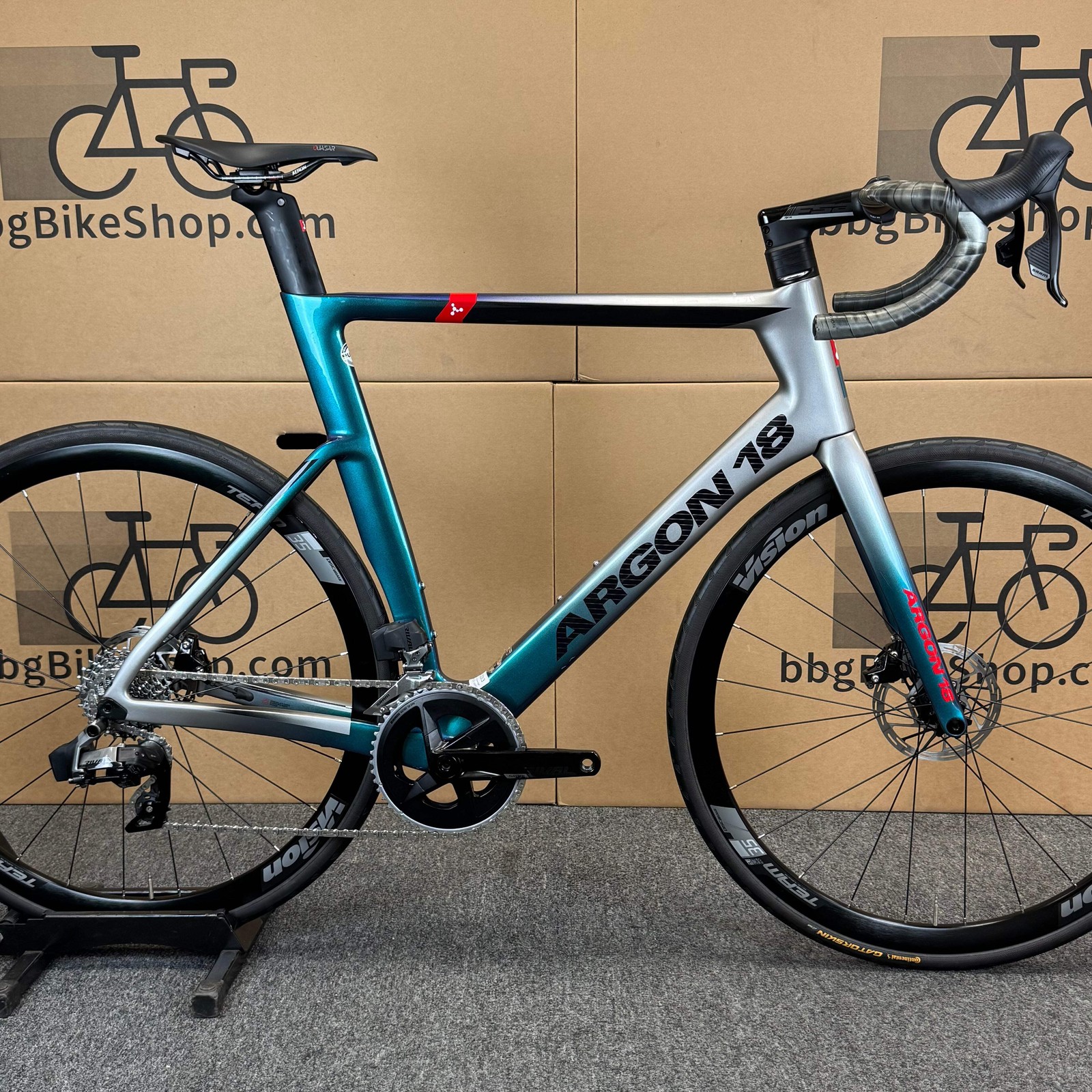 (Used) Used Argon 18 Nitrogen Disc, 12-spd Sram Rival AXS, Carbon Fiber Road Bike, XL (2950.00 USD) (Used) Used Argon 18 Nitrogen Disc, 12-spd Sram Rival AXS, Carbon Fiber Road Bike, XL (2950.00 USD)