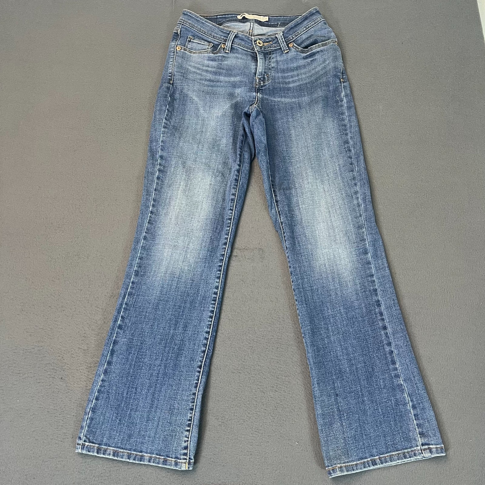 Levi's 529 Womens Size 6M Curvy Bootcut Jeans 28x32 (30) Med Wash Faded VTG Y2K