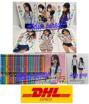 USED Ijiranaide Nagatoro San 1-20+Limited Card & 6 Fan Book Set Japanese Manga