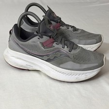 Saucony Women's Gray Ride 15 Quartz Running Sneakers Shoes S10729-15 Size 6.5 Gy