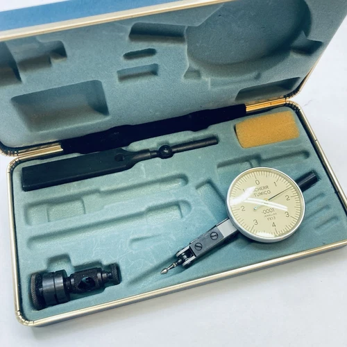 Scherr Tumico FX13 Dial Test Indicator Set .0001" - Jeweled - New in Case - NICE