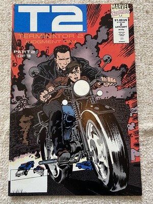 TERMINATOR 2 : JUDGEMENT DAY #2 T2 Movie Adaptation Marvel Comics 1991 VF/NM