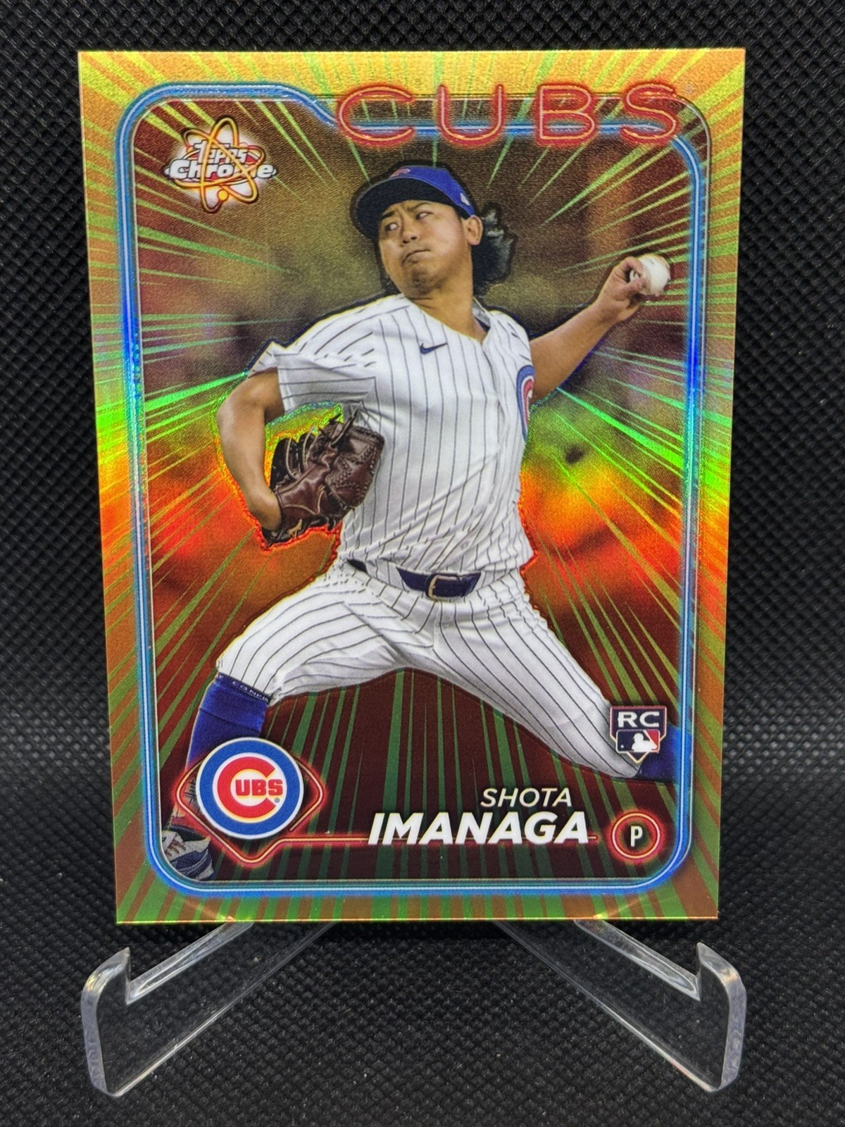 2024 Topps Chrome Update Series - Radiating Rookies Shota Imanaga #RR-24 (RC)