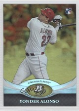 2011 Bowman Platinum Gold Yonder Alonso #76 0a7