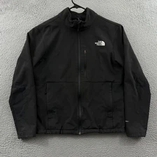 The North Face Apex Bionic Windwall Jacket Mens Medium Black Softshell Outdoor