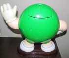Vintage 1992 Smiling & Waving Green M&M Candy Dispenser - The Mars Corporation — photo 3
