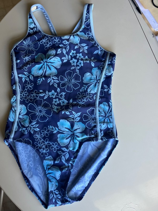Malibu Dream Girl Swimsuit Children's Size 16 1/2  Plus Size Preowned