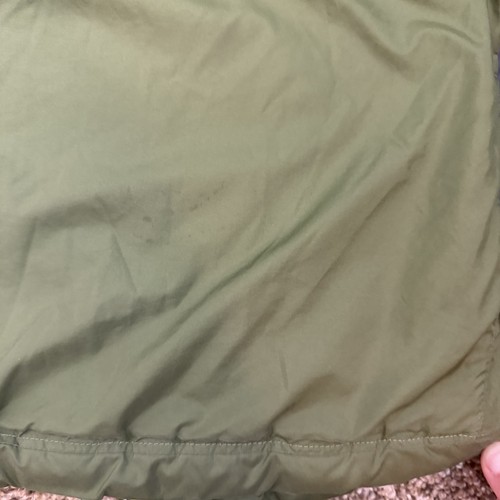 North Face Reversible Jacket Coat Green Cube Pattern Fleece Youth M 10/12 - Picture 21 of 22