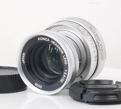 [Top MINT] Konica Hexanon 50mm f2.4 Standard Lens LTM L39 Screw Mount From Japan