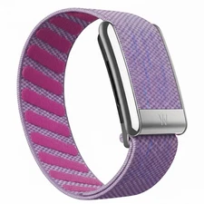 Whoop 5.0/MG Superknit Luxe Band - Pink/Purple -  Titanium Clasp - Whoop Logo
