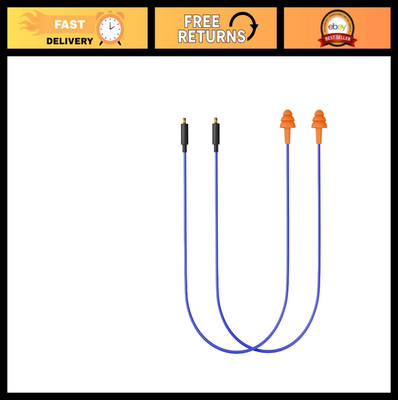 Replacement Earbud Cables - 2 Pack, TPE for Bluetooth Work Earbuds, Durable & Fl