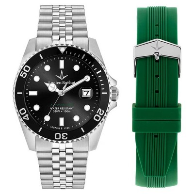 Lucien Rochat Leman r0423117005 Watch Men's Green Silicone Automatic Watch