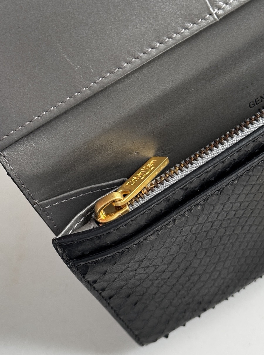 RARE Calvin Klein Collection Genuine Python Wallet - image 15