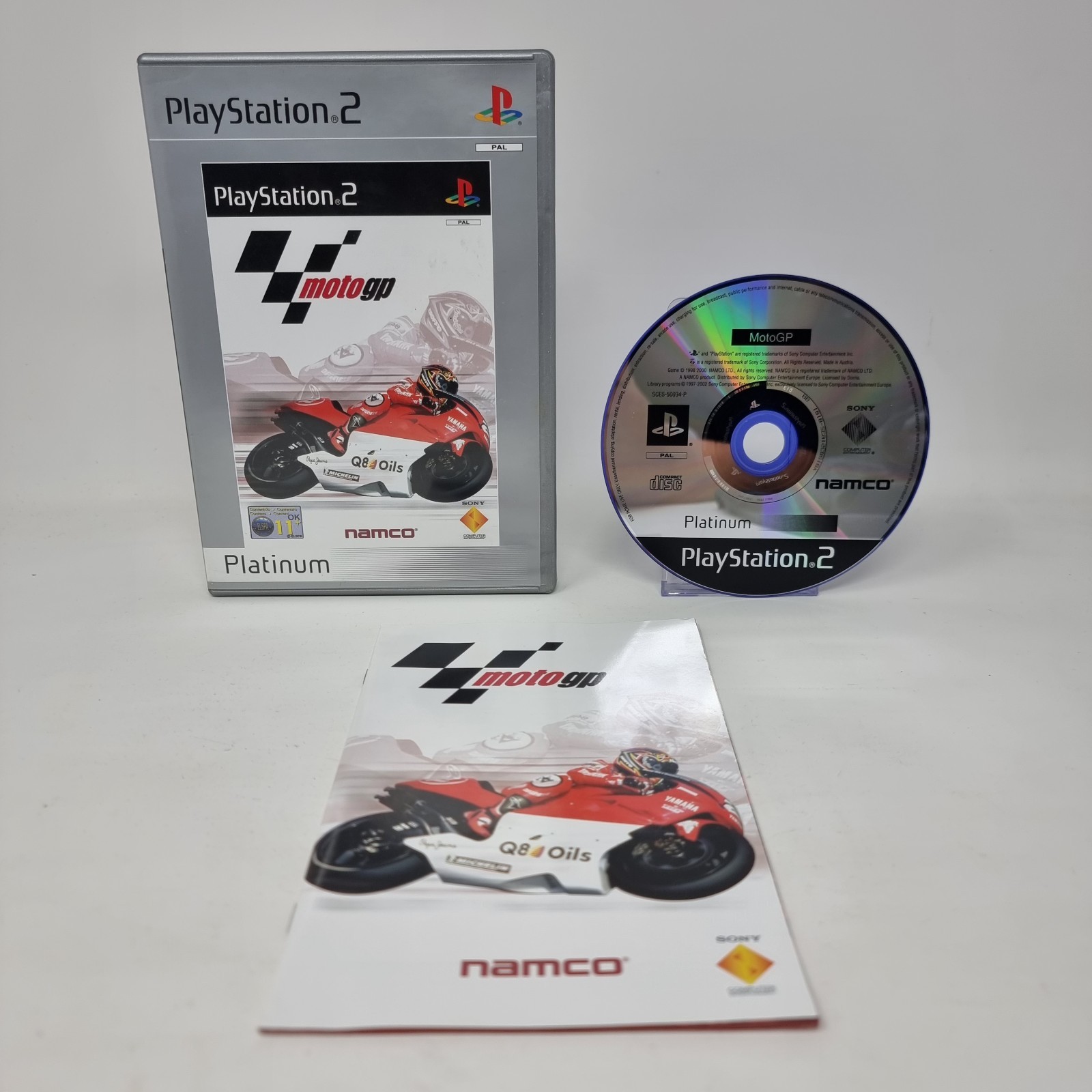 Moto GP Platinum Edition PS2 (Sony PlayStation 2 2002) Complete With Manual PAL