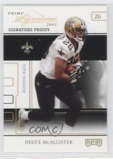 2002 Playoff Prime Signatures Signature Proofs 7/50 Deuce McAllister #38 7l6