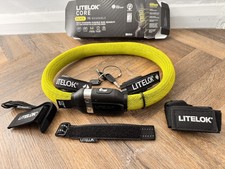 LITELOK CORE FLEX 75 WEARABLE, GOLD STANDARD FLEXIBLE BIKE LOCK. VGC