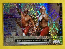 Truth Magnum Turbo Floyd 2026 Upper Deck Aew Pyro Parallel Tag Teams Card 77