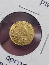 1747 Spain Gold Ferdinand VI Half Escudo Gold 1/2 Madrid