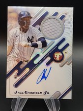 2025 Topps Pristine Jazz Chisholm Jr. Pristine Pieces Game Used Mem Auto