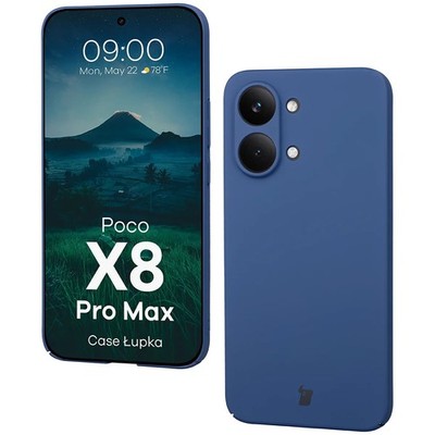 Handyhülle für Xiaomi POCO X8 Pro Max Bizon Case Cover Schutzhülle Etui Blau