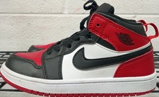 Little Kid's Jordan 1 Mid Alt Black/Noble Red PS AR6352 066 - 2