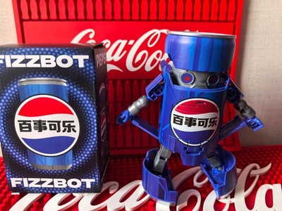 rare new china pepsi cola FIZZBOT Can shape Transforming