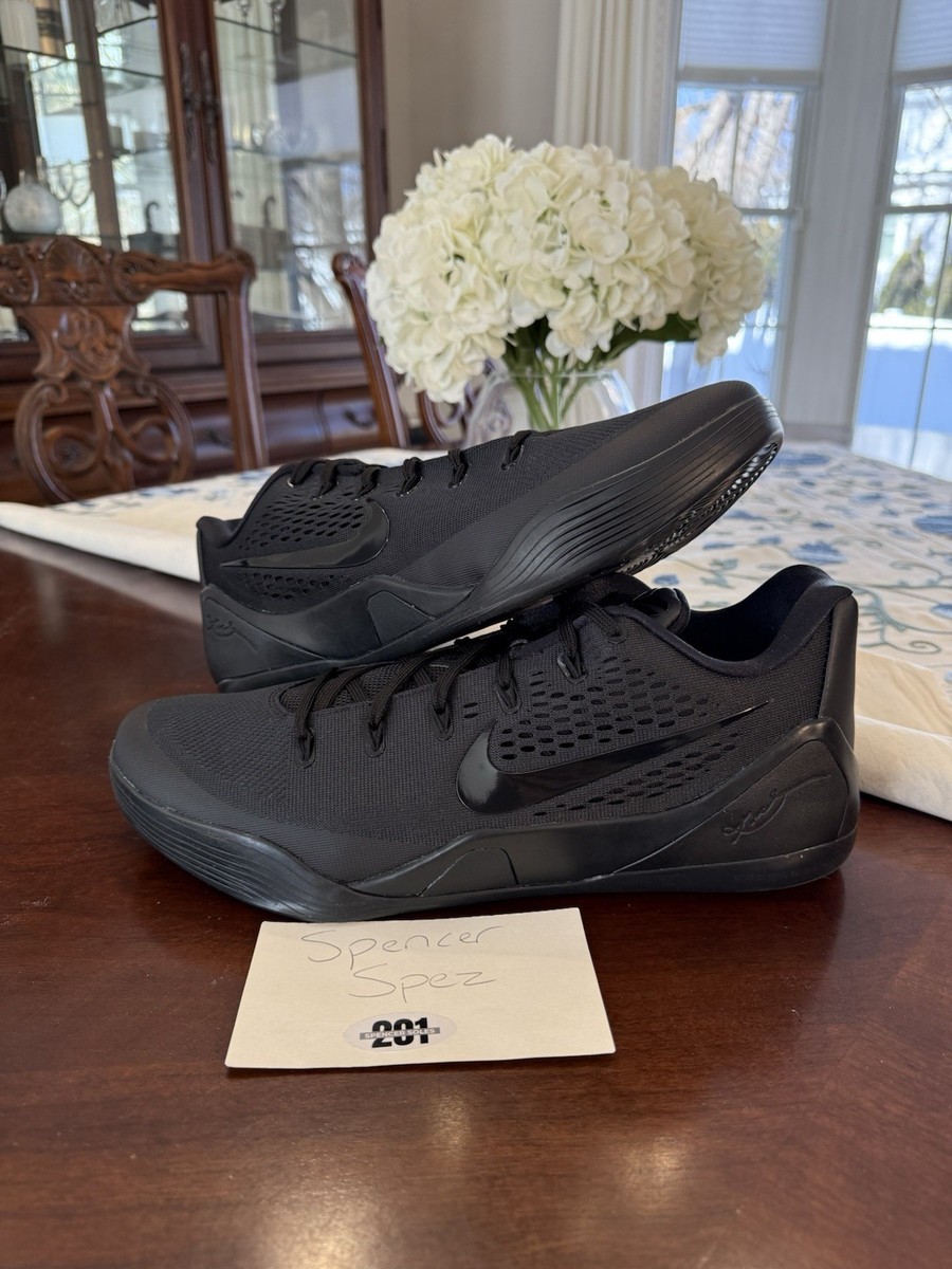 Size 15 - Nike Kobe 9 Protro EM Low Triple Black TB IH5095-002