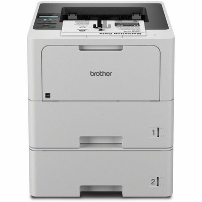 Brother HL-L6210DWT Business Monochrome Laser Printer with Dual Paper Trays, Wir