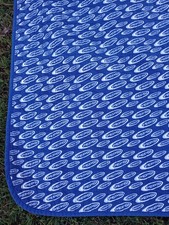 Vintage Pepsi Quilted Picnic Beach Blanket 72"x80" Blue Logo Throw – Retro Pepsi