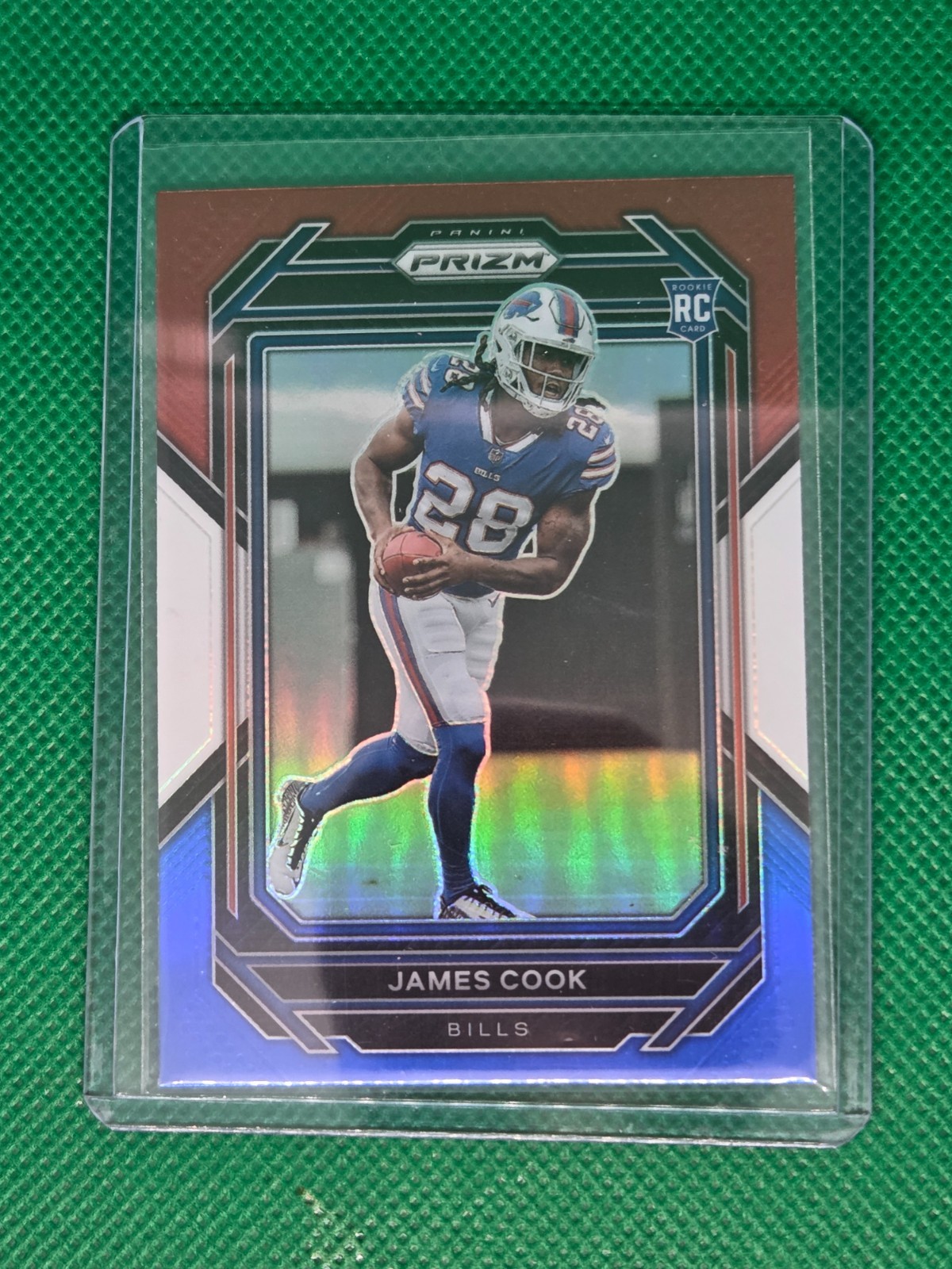2022 Panini James Cook RC Red White Blue Prizm Rookie #319 Bills Color Match
