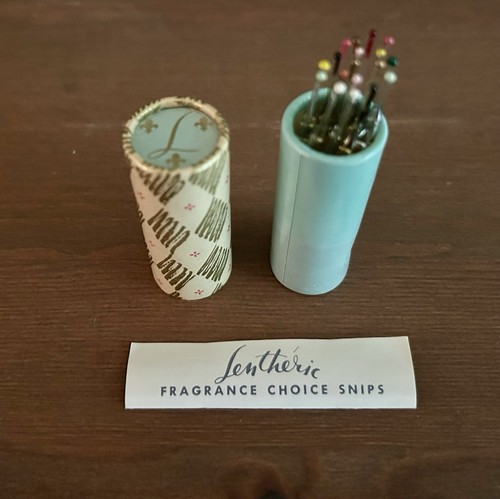 Lentheric Paris Perfume Fragrance Choice Snips 18 Glass Nips in Tube Vintage