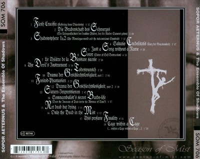 THE ENSEMBLE OF SHADOWS/SOPOR AETERNUS - TODESWUNSCH NEW CD