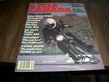 Cycle Canada Dec 1981 MB5 GS1100S Katana GPz750 GPZ750 Seca Turbo
